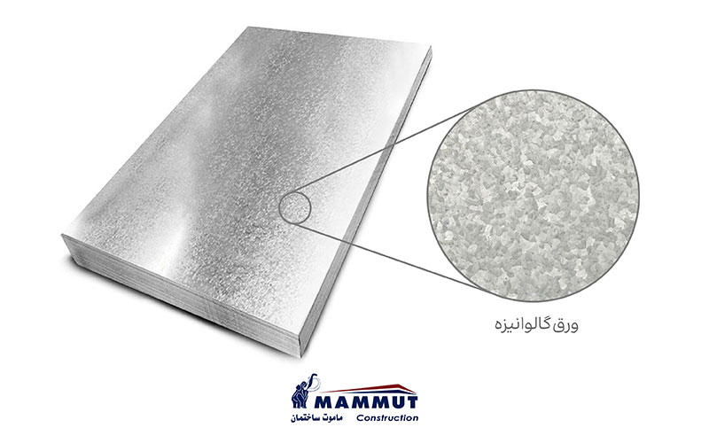 ساختار ورق گالوانیزه