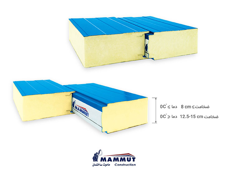 ساندویچ پانل سردخانهای ماموت