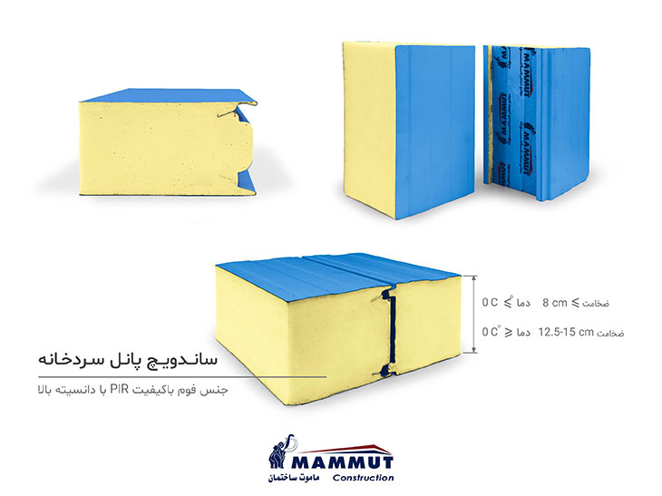 ساندویچ پانل سردخانه‌ایی